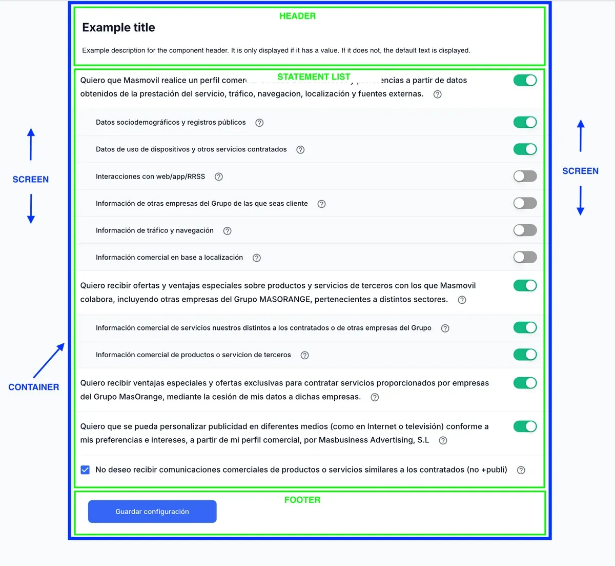 Component containers